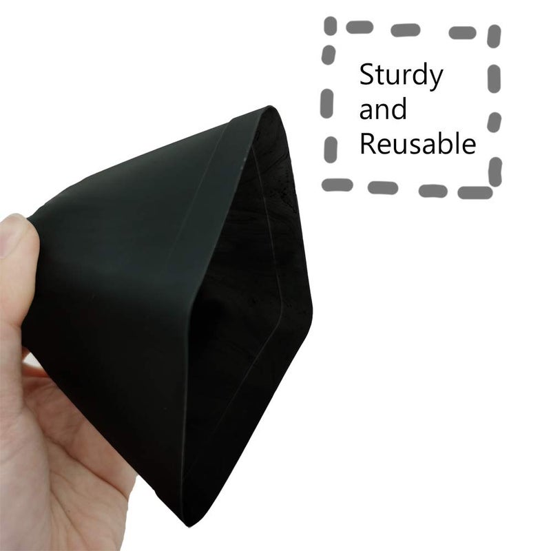 OJYUDD 24 Pack 3 Inch Black Nursery Pot Flower Pots Square Plastic Plant Pot Plastic Starter Pots with Saucer Basket Indoor Outdoor for Your Room,Garden Office and Balcony Decor - Image 4